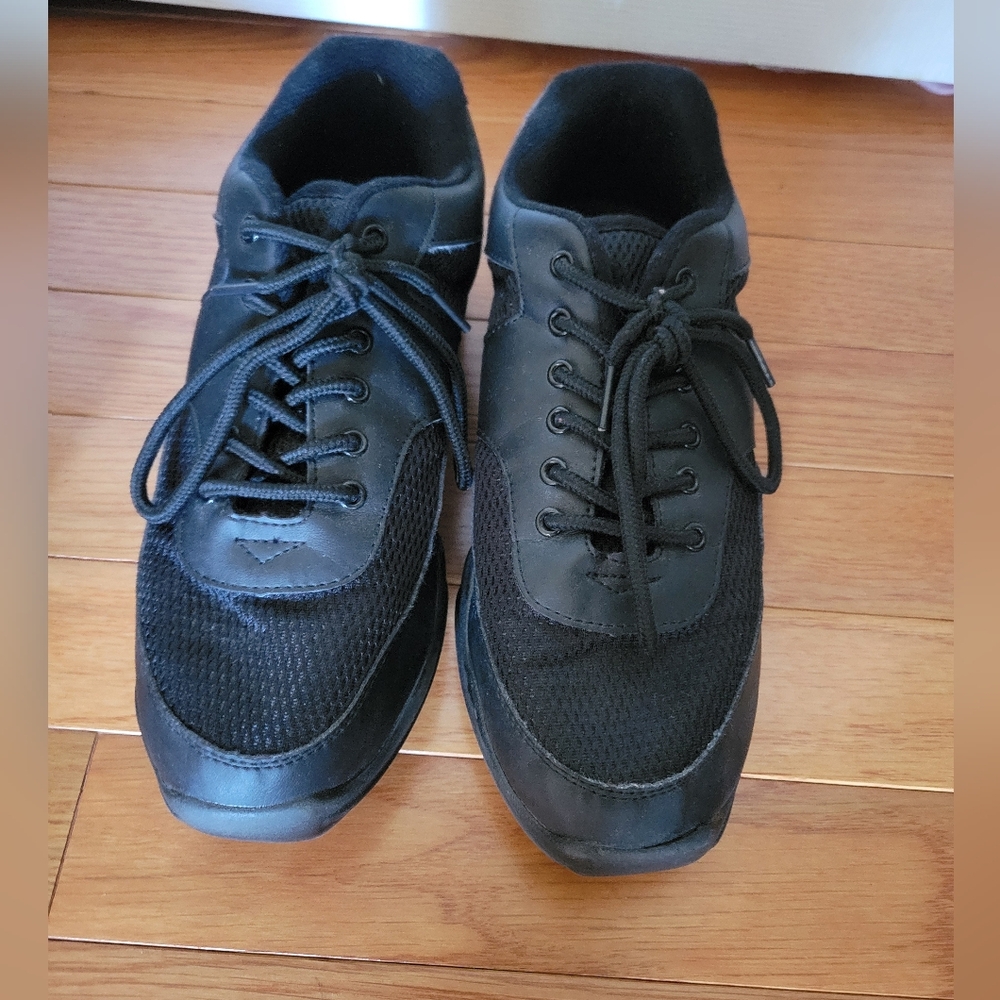 Split Sole Black Dance Shoes THEATRICALS